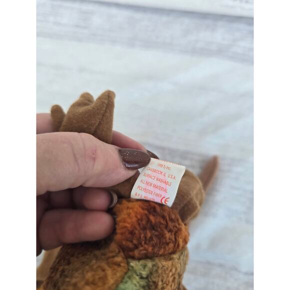Ty Beanie Baby “Beak the Kiwi Bird” Plush with Tags – 1998 Retired Collectible - Picture 5 of 5